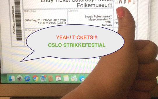 KNITMargrit fährt nach Oslo - Tickets für Oslo